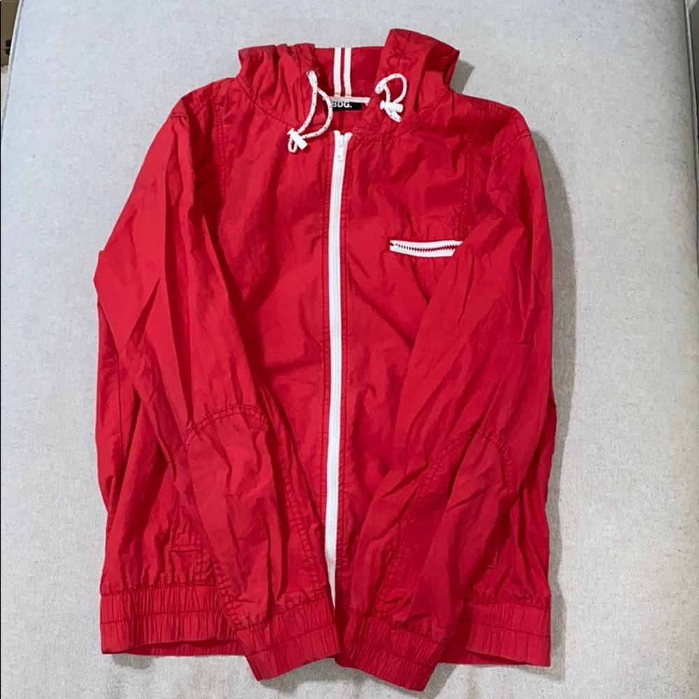 Red Windbreaker